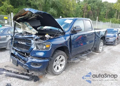 2024 Ram 1500 Tradesman 4X4 6'4 Box from USA, damaged, VIN 1C6SRFCT4RN144665